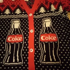New Unworn. COKE Classic XL womens Cardigan